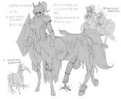 Armored futanari centaur (victim alice) from centaur riding