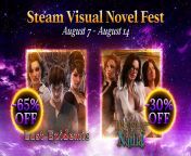 Treasure of Nadia is on Steam Visual Novel Festival! from 3d of nadia