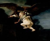The Abduction of Ganymede, by Rembrandt (1635) from the abduction of luc