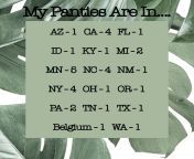 A sexy pair of my divine panties are making their way to WA! My Panties Are in 14 states w/in the ?? &amp; 1 Country in ?? Fulfilling a panty order until 3/20/23, available for all other offered services currently, available again for panty wears 3/21/23! from mc plan com sexx wa pornsnap com xxx kajal sex video