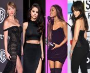 Taylor Swift,Selena Gomez,Ariana Grande,Camila Cabello,.. (1) free use facefuck + cum in throat,(2) sensual cowgirl and cum inside,(3) rough anal and cum in ass,(4) dirty talking handjob + cum on Face... from speed handjob cum