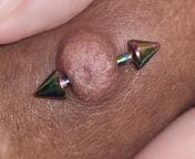 piercing rejection or horrible infection on nipple piercing?? help! Got both pierced in August 2021, then this one got yanked/torn(?) by a loofah, an abcess formed, drained, and now there&#39;s a window directly into my nipple and you can see the piercing from bhabhi piercing