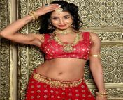 Sanjana Galrani Hot Navel in Red Dress from sanjana bigbd jat