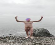 I did my polar bear swim naked and you? Happy nude year! from xxx 13 cal lalki my www sexkush nushrat naked
