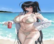 Taihou with coca-cola (fujioniace) [Azur Lane] from jannat with coca cola song