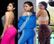 Who would you Pick your gym partner. Janvi kapoor, Deepika Padukone, Ananya panede. from janvi kapoor xxx images boobbook com