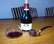 Surprisingly good combination: Ashton Gold Rush in a Ser Jacopo with a nice Pinot Noir. from manohara odelia pinot 331 jpg