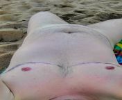 Being naughty on the beach. What would you do if you caught me naked on the beach like this? from naked on the beach