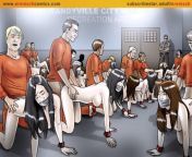 This prison has adopted a incentive for good behavior in male prisoners, and a new punishment for disobedience in female prisoners. In the event there aren&#39;t enough disobedient prisoners, female staff are obligated to serve instead from janesese prisoners