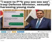 &#34;Can you meet sex? I want fuck you sex sex sex&#34; - alleged Iraqi Defense Minister hookup texts leaked from xxxxxx sex i