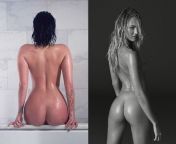 Booty battle: Demi Lovato vs Candice Swanepoel from demi lovato
