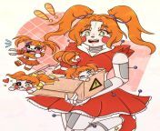 (F4A) *Circus baby was giving the animatronics some plushies and tried giving one to the nightgaurd (or one of the animatronics) but all they did was spin circus baby around and lift her skirt* (send a starter) from comedy circus 3g