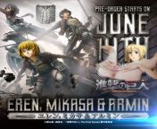 Eren, Mikasa &amp; Armin ft. Titanfolk&#39;s HIVSTORIA from eren mikasa ngentot