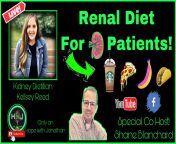 Join us! Wednesday 6 pm CST 7pm Est! Hope with Jonathan YouTube and Facebook will have an exclusive interview with our special guest Kidney Dietitian Kellsey Reed! https://youtu.be/Xvi1hQUJlns #renaldiet #kidneydisease #kidneyfailure #chronicillness #kidn from kidn