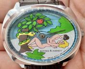 [WTS] Vintage Erotic Adam and Eve Manual Wind Watch (&#36;100) from 1985 nadja pilar vintage erotic