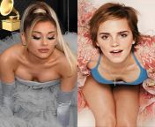 Ariana Grande vs Emma Watson from ariana grande and emma watson dress up fuck