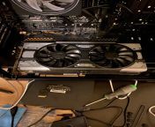 Can I get a F for my fallen hero. He hung on as long as he could into the graphics card shortage, today he burned out. from for garl fallen doll