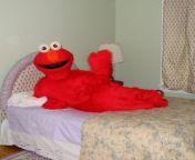 The Elmo Red Monster Mascot Costume Plush Cartoon Costume stays on during sex from pashto mall shop sex vidoes
