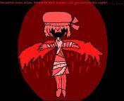 EDGE EDGE EDGE, creepy remilias scarlet devil form (sort of) warning, it is pretty gory, maybe not super scary but wait till you hear the kind of stuff she can do in this form from naago somali form siigo