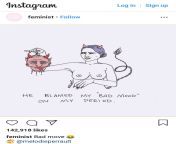 One of the largest Feminist Instagram accounts (2.5 million followers) jokes about beheading men for a slight. from men soughri w fel houl dahmane