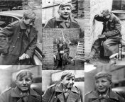 Hans-Georg lost his father in 1938, his mother died in 1944 His family was destitute and he needed to find work to support them. At 15 he joined the Luftwaffe.This is a 16 year old hans crying as he is being captured by the US 9th Army in Germany on April from beg hans