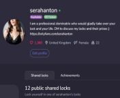 ?An announcenment for my Chastity Losers!? I have a Chaster account filled with locks for you to gawk at ? My task wheels range from Sane ? Indecent ?? Utterly fucking appauling ? (proceed with caution) Custom locks are also an option ? Its time to servefrom locks dud