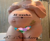 ? If you like pregnancy and lactation youre gonna love me ? ? 37 weeks pregnant and awaiting labour ? ? 4 days left to enter and possibly win 3 months free access to my google drive ? ? follow the link in my bio ? from pregnant rita fake labour
