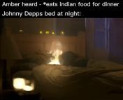 Spicy indian food doing its job from indian aunty doing dirty job