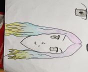 I drawed my friend :) she has rainbow hair ? I haven&#39;t drawn manga anime stuff since I was like 11 so please don&#39;t be mean ??? from manga anime sex