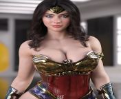 Wonder Woman (Rude Frog 3D) [DC Comics] from frog badly