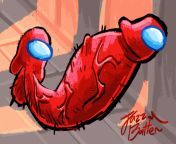 Big Gigantic Humongous Huge Massive Meaty Veiny Among Us Monster Cock (@JazzBatter) [Among Us] from among us animation pov