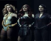 APM The Boys TV Show Edition: Starlight (Erin Moriarty), Queen Maeve (Dominique McElligott), Stormfront (Aya Cash) from queen maeve