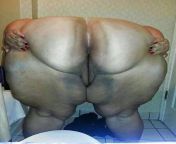 Mega SSBBW ass from huge fat mega ssbbw sex