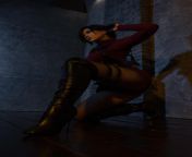 Resident Evil 4 remake iconic pose cosplay Ada Wong by pakupakuron from evil monster fuck in pose girl xxx