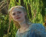 Fairy Elle Fanning is a little shocked the first time she sees a man eat his own sperm for her. from cumonprintedpics fanning fakes a