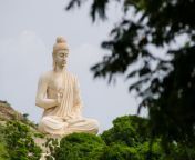 Buddha Statue in Andhra Pradesh, India from andhra village anty