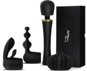 Tracy&#39;s Dog Wand Vibrator Kit with 3 Attachments, Amazing Cordless Powerful Vibrating Massager with 5 Vibrations and 3 Speeds, Come and Try It from 89971594 amazing blowjob sabrina banks 3 71 5 jpg