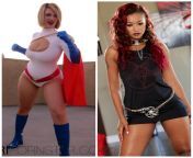 Who should win ? A white superheroine who hates ni#*ers or a n*#ger witch who hates whites ? The winner will punish the looser by fucking her in front of whole world. from blowjob in front of whole university friends mp4