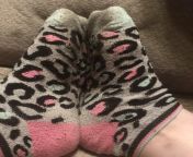 (Selling) Day 2 in these cute leopard socks! Dont you wish you could smell this sweet aroma with me? DMS open for serious buyers and questions! from tante ponakan day 2 hotel