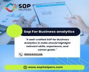 Sop For Business Analytics from tigr sop