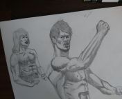 Jackie Chan and Bruce Lee sketches from bruce lee teny gasy