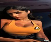 Mia Khalifa is a Romulan (I don&#39;t think a Vulcan would pose like that) from mia khalifa com