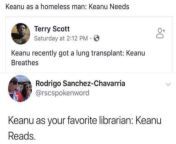 Keanu begs you to stop thisKeanu Pleads from sportfotos keanu