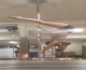 First Ayesha, this move was my goal for the year! I know I should be more diagonal, but very happy to be able to take my feet off the pole at all from malayalam ayesha