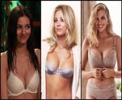 [Victoria Justice, Kaley Cuoco, Kate Upton] 1) Rub face in the cleavage and kiss her boobs (leave the bra on) 2) Nipple play only 3) Aggressively play with and suck on the boobs from victoria justice nude photos