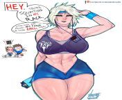 MuscleMommy Sejuani &#34;asks&#34; to work-out with you, do you accept your new Gym partner r/DarkinFolk? ?? from new kris