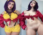 Faye Valentine cosplay by Kessie Vao from amouranth nude faye valentine cosplay video leaked