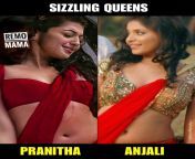 Pranita &amp; Anjali from pranita kannada heroni