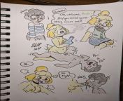 Got my first commission today! I&#39;m excited to share it with you all! [Villager] [Isabelle] (Gem) from villager isabelle sex kissing hentai