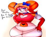 Circus baby fun (scenario; you are enjoying some fun at circus babys rental and he rents a robot and when she gets there it turns out to be a bit more fun than he though) from circus baby fnafagla all xx sexy photo